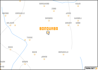 map of Boroumba