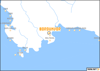 map of Boroumvor