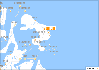 map of Borou