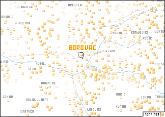 map of Borovac