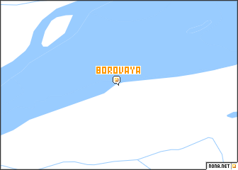 map of Borovaya