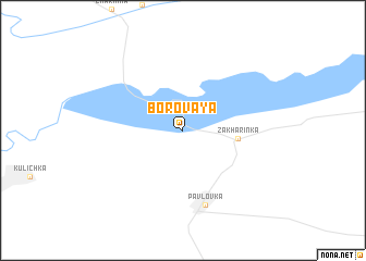 map of Borovaya