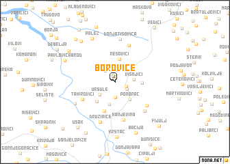 map of Boroviće