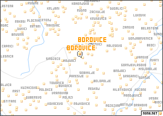 map of Boroviće