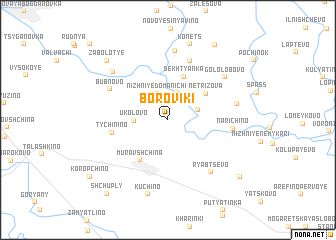 map of Boroviki