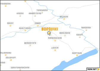 map of Boroviki