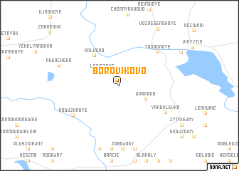 map of Borovikovo
