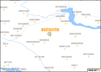 map of Borovino