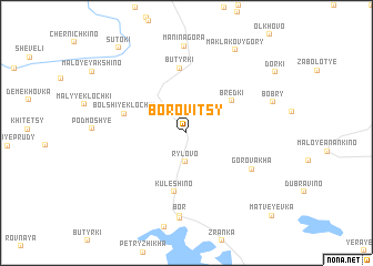 map of Borovitsy