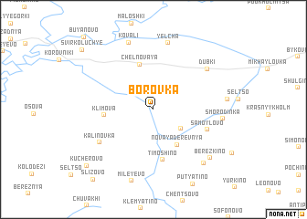 map of Borovka