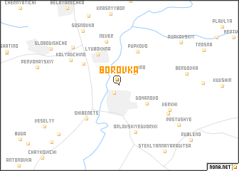 map of Borovka