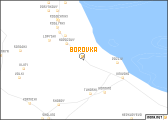 map of Borovka