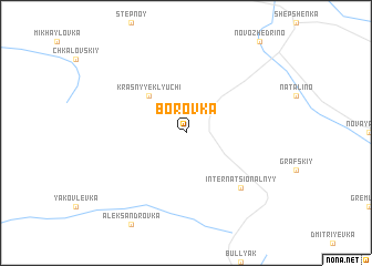 map of Borovka