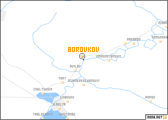 map of Borovkov
