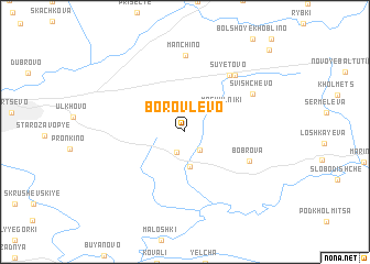 map of Borovlevo