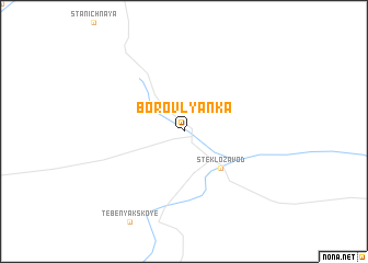 map of Borovlyanka