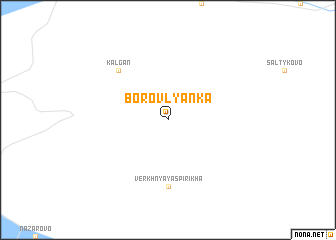 map of Borovlyanka