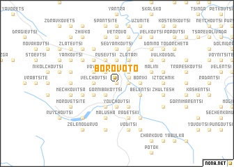 map of Borovoto