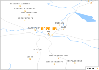 map of Borovoy