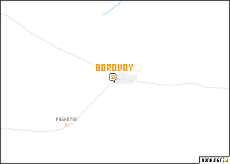 map of Borovoy