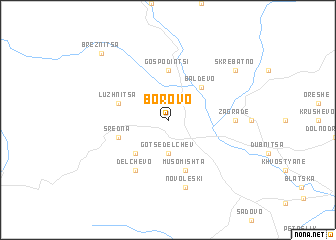 map of Borovo