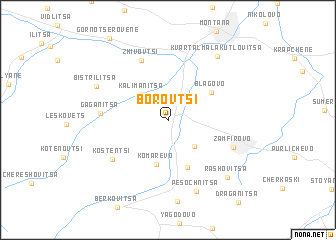 map of Borovtsi