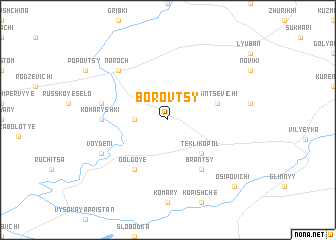 map of Borovtsy