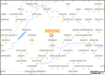 map of Borowe