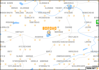 map of Borowo