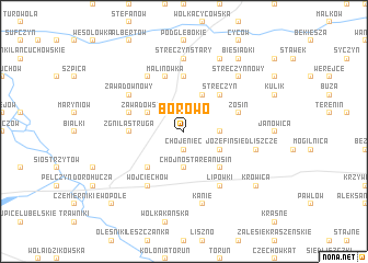 map of Borowo