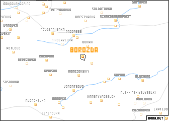 map of Borozda