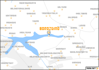 map of Borozdino