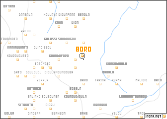 map of Boro