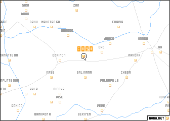 map of Boro