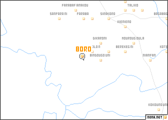 map of Boro