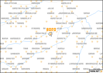 map of Boro