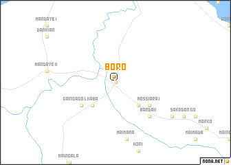 map of Boro