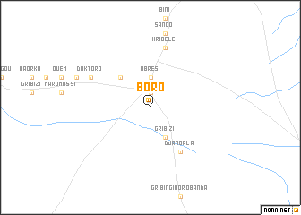 map of Boro