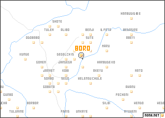 map of Boro