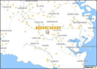 map of Borracherón