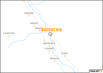 map of Borrachio