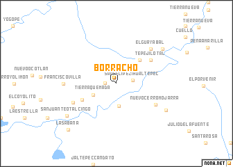 map of Borracho