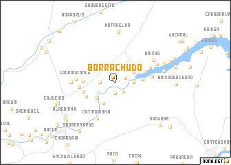 map of Borrachudo