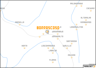 map of Borrascoso