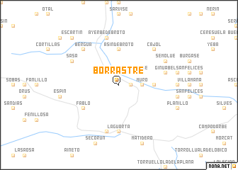 map of Borrastre