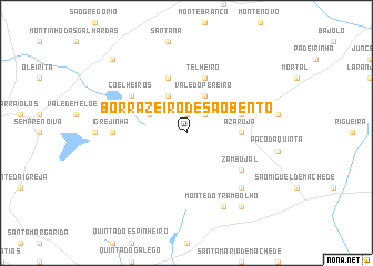 map of Borrazeiro de São Bento