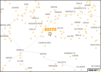 map of Borra