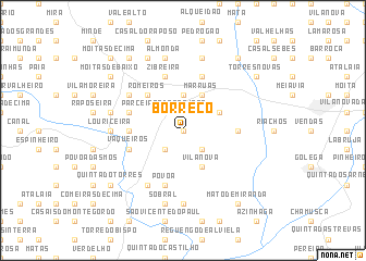 map of Borreco