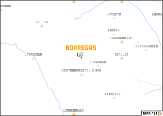 map of Borregas