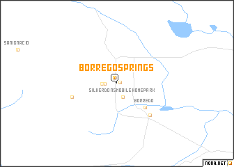 map of Borrego Springs